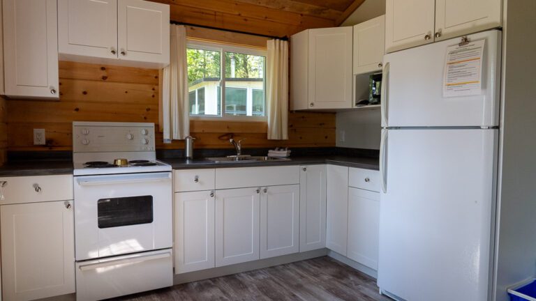 Interior of cottage kitchen