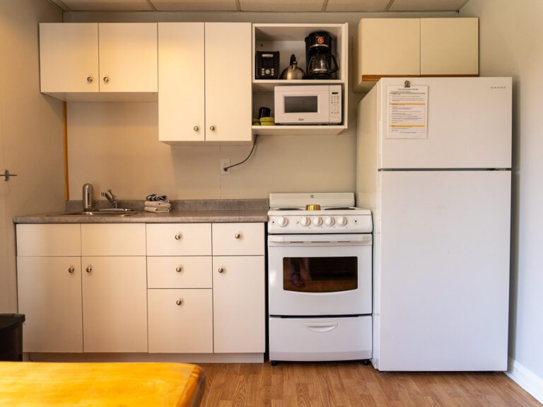 Interior of cottage kitchen