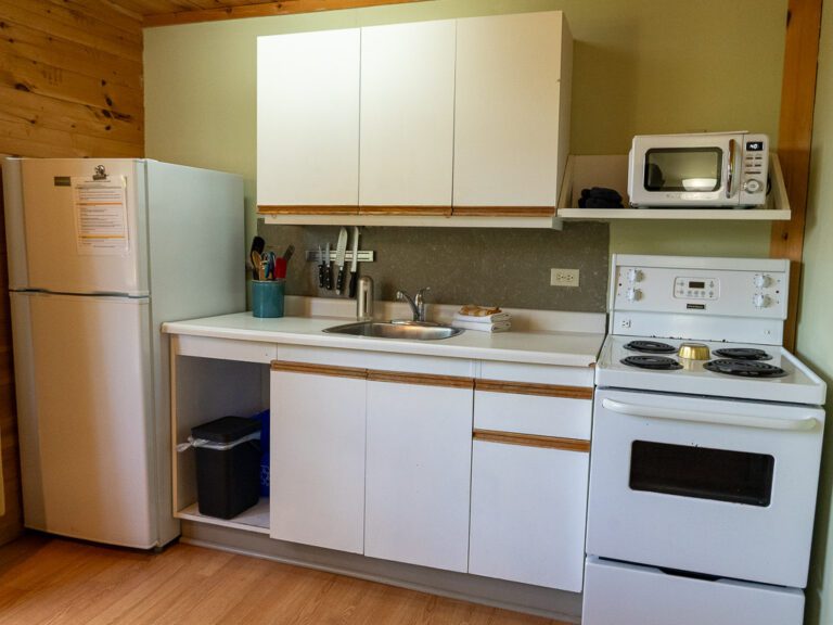 Interior of cottage kitchen